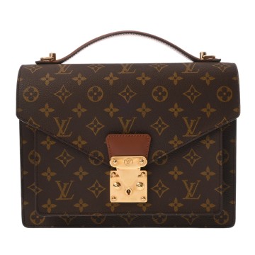 ルイ ヴィトン モノグラム モンソー 2WAY ブラウン M51185 モノグラムキャンバス メンズ バッグ 【中古】【bag】