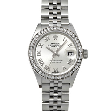 ロレックス レディ デイトジャスト 28 279384RBR シルバー レディース 時計 【中古】【wristwatch】