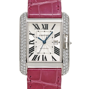 カルティエ タンク アングレーズ LM WT100018 シルバー ユニセックス 時計 【中古】【wristwatch】