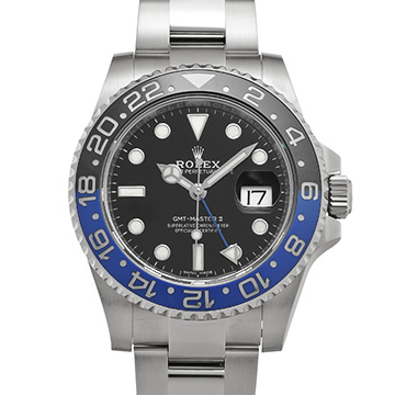 ロレックス GMTマスターII 116710BLNR ブラック メンズ 時計 【中古】【wristwatch】