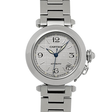 カルティエ パシャC W31023M7 シルバー ユニセックス 時計 【中古】【wristwatch】