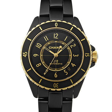 シャネル J12 キャリバー 12.1 38MM H9541 ブラックラッカー メンズ 時計 【中古】【wristwatch】