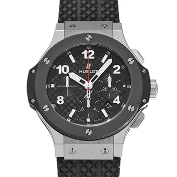 ウブロ ビッグバン スチール セラミック 301.SB.131.RX ブラックカーボン メンズ 時計 【中古】【wristwatch】
