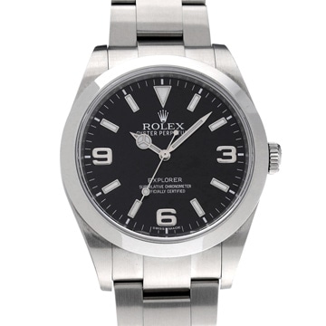 ロレックス エクスプローラー 214270 ブラック メンズ 時計 【中古】【wristwatch】