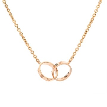 カルティエ ベビーラブ ネックレス ゴールド K18ピンクゴールド PG レディース ジュエリー 【中古】【jewelry】