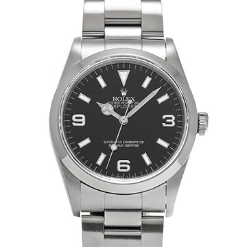 ロレックス エクスプローラー 14270 ブラック メンズ 時計 【中古】【wristwatch】