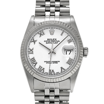 ロレックス デイトジャスト 36 16234 ホワイト メンズ 時計 【中古】【wristwatch】