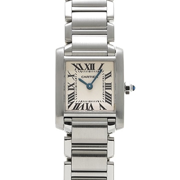カルティエ タンクフランセーズ SM　 W51008Q3 シルバー レディース 時計 【中古】【wristwatch】