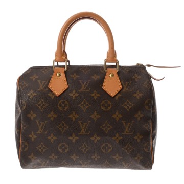 ルイ ヴィトン モノグラム スピーディ 25 ブラウン M41528 モノグラムキャンバス レディース バッグ 【中古】【bag】