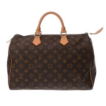 ルイ ヴィトン モノグラム スピーディ 35 ブラウン M41524 モノグラムキャンバス レディース バッグ 【中古】【bag】
