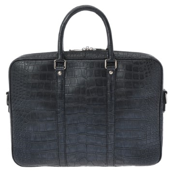 ルイ ヴィトン PDV ネイビー クロコダイル メンズ バッグ 【中古】【bag】