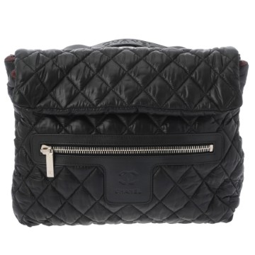 シャネル ココクーン バックパック ブラック A47094 ナイロン レディース バッグ 【中古】【bag】