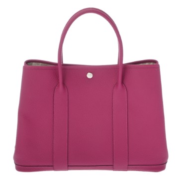 エルメス ガーデンパーティ PM ローズパープル ヴァッシュカントリー レディース バッグ 【中古】【bag】
