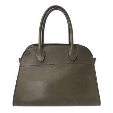 ザ・ロウ Soft Margaux 10 コアラグレー W1190L72 レザー レディース バッグ 【中古】【bag】