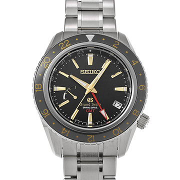 グランドセイコー スポーツコレクション スプリングドライブ GMT SBGE015 ブラック メンズ 時計 【中古】【wristwatch】
