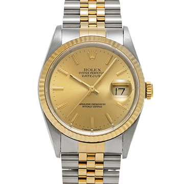 ロレックス デイトジャスト 36 16233 シャンパン メンズ 時計 【中古】【wristwatch】