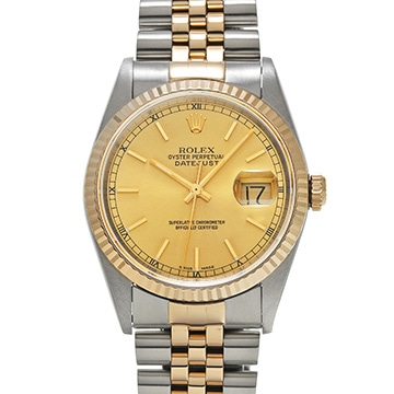 ロレックス デイトジャスト 36 16233 シャンパン メンズ 時計 【中古】【wristwatch】