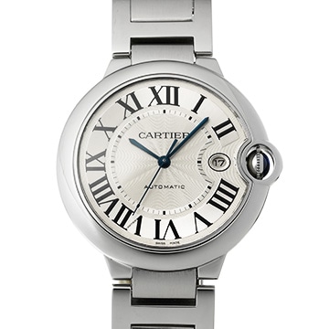 カルティエ バロンブルー  W69012Z4 シルバー メンズ 時計 【中古】【wristwatch】