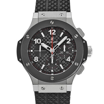 ウブロ ビッグバン スチール セラミック 301.SB.131.RX ブラックカーボン メンズ 時計 【中古】【wristwatch】