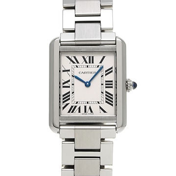 カルティエ タンク ソロ SM W5200013 シルバー レディース 時計 【中古】【wristwatch】