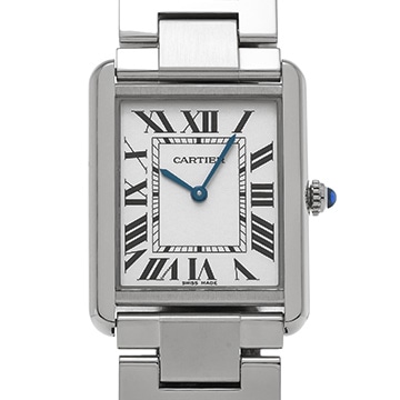 カルティエ タンク ソロ LM W5200014 シルバー ユニセックス 時計 【中古】【wristwatch】