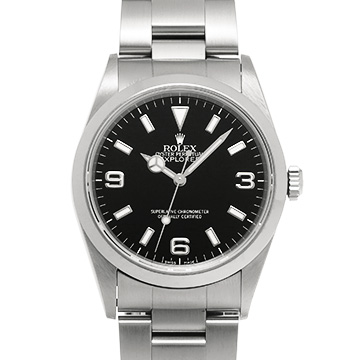 ロレックス エクスプローラー 14270 ブラック メンズ 時計 【中古】【wristwatch】