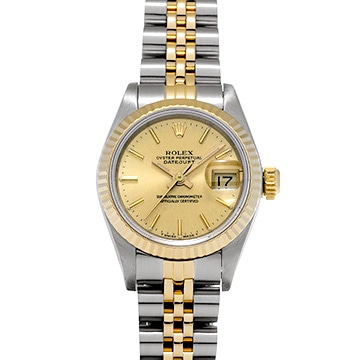 ロレックス デイトジャスト 26 69173 シャンパン レディース 時計 【中古】【wristwatch】