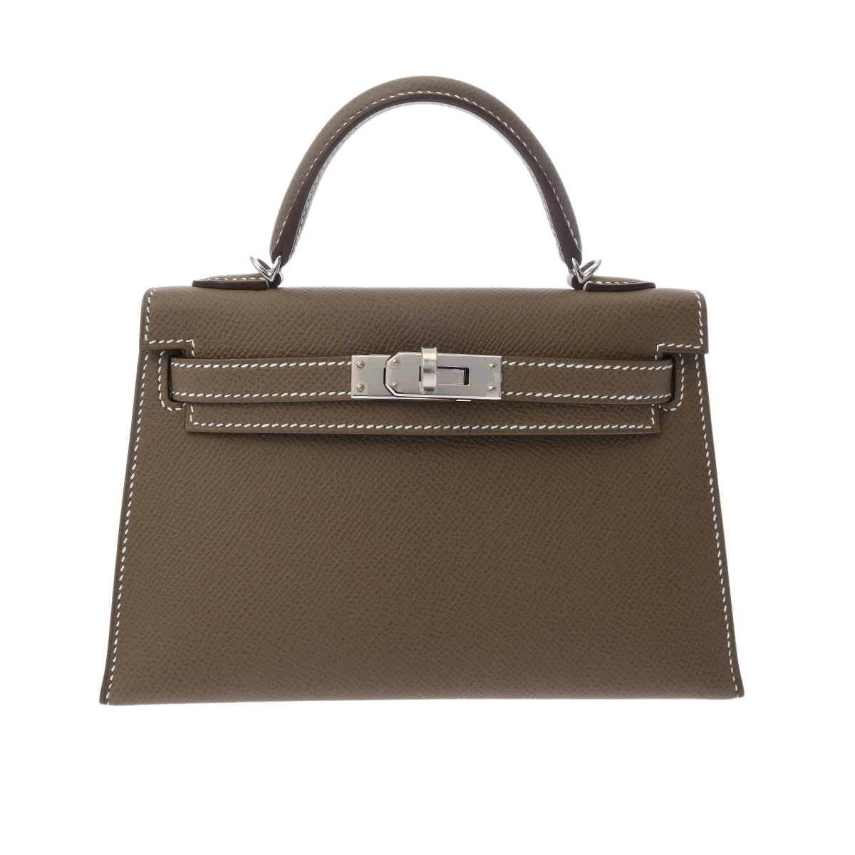 エルメス ミニケリー2 2WAY エトゥープ ヴォーエプソン レディース バッグ 【新品】【bag】