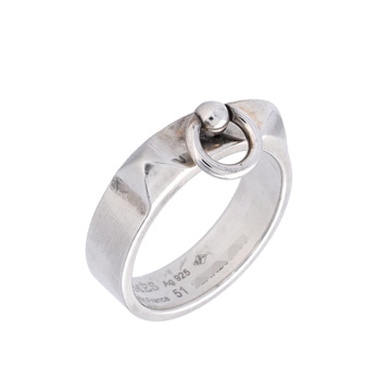 エルメス コリエドシアン リング #51 シルバー シルバー925 レディース ジュエリー 【中古】【jewelry】