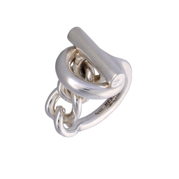 エルメス クロワゼット リング #50 シルバー シルバー925 レディース ジュエリー 【中古】【jewelry】