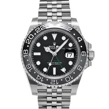 ロレックス GMTマスター II 126710GRNR ブラック メンズ 時計 【未使用】【wristwatch】