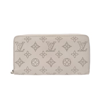ルイ ヴィトン モノグラムマヒナ ジッピーウォレット ガレ M69821 レザー ユニセックス 財布 【中古】【purse】