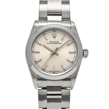ロレックス オイスターパーペチュアル 67480 シルバー ユニセックス 時計 【中古】【wristwatch】