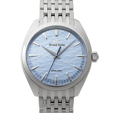 グランドセイコー エレガンスコレクション スプリングドライブ 御神渡り SBGY007 ブルー メンズ 時計 【中古】【wristwatch】