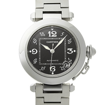 カルティエ パシャC W31043M7 ブラック ユニセックス 時計 【中古】【wristwatch】