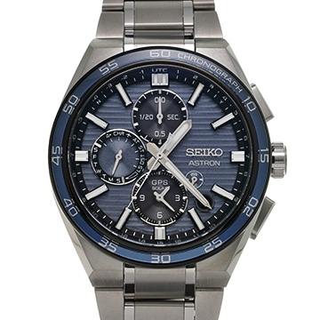 セイコー アストロン ネクスター SBXC175 ブルー/ブラック メンズ 時計 【中古】【wristwatch】