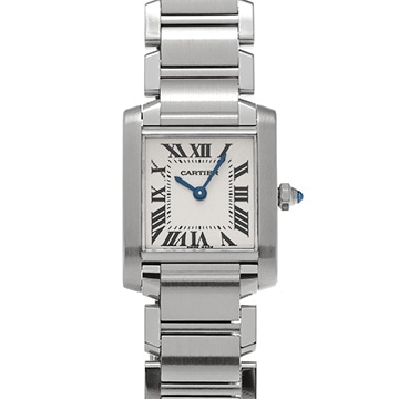 カルティエ タンクフランセーズ SM　 W51008Q3 シルバー レディース 時計 【中古】【wristwatch】