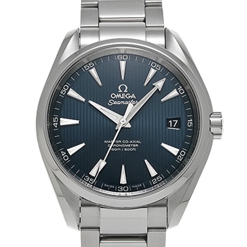 オメガ シーマスター アクアテラ マスターコーアクシャル 231.10.42.21.03.003 ブルー メンズ 時計 【中古】【wristwatch】