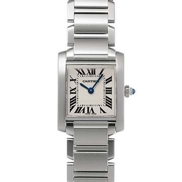 カルティエ タンクフランセーズ SM　 W51008Q3 シルバー レディース 時計 【中古】【wristwatch】