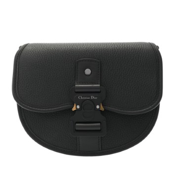 ディオール GALLOP ミニバッグ ブラック 1ADPO033LAC グレインドカーフスキン レディース バッグ 【中古】【bag】