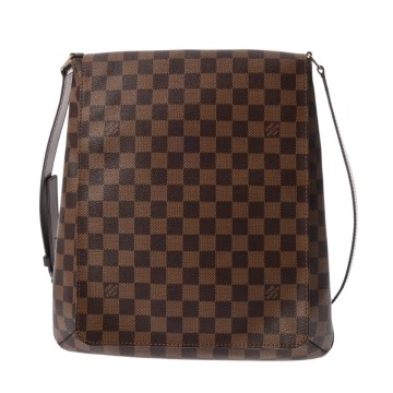 ルイ ヴィトン ダミエ ミュゼット ブラウン N51302 ダミエキャンバス ユニセックス バッグ 【中古】【bag】
