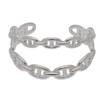 エルメス シェーヌダンクル アンシェネダブル バングル #SH シルバー シルバー925 レディース ジュエリー 【中古】【jewelry】