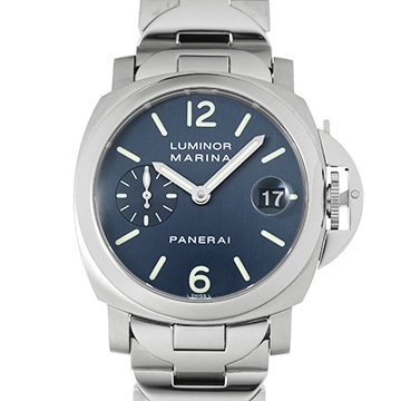 パネライ ルミノールマリーナ PAM00120 ブルー メンズ 時計 【中古】【wristwatch】