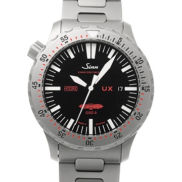 ジン UX UX.GSG9 ブラック メンズ 時計 【中古】【wristwatch】