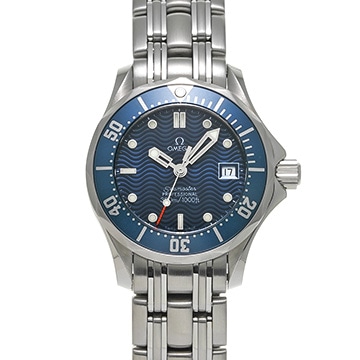 オメガ シーマスター 300 2583.80 ブルー レディース 時計 【中古】【wristwatch】