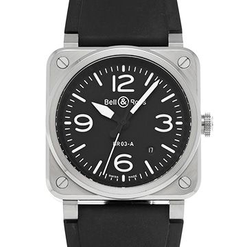 ベル＆ロス BR 03-92 ダイバー レッドブロンズ BR03A-BL-ST/SRB ブラック メンズ 時計 【中古】【wristwatch】