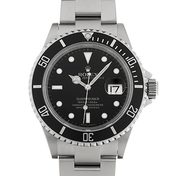 ロレックス サブマリーナ デイト 16610 ブラック メンズ 時計 【中古】【wristwatch】