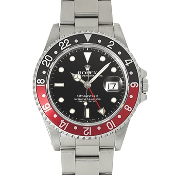 ロレックス GMTマスターII 16710 ブラック メンズ 時計 【中古】【wristwatch】