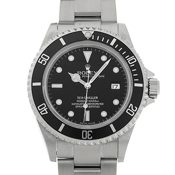 ロレックス シードゥエラー 16600 ブラック メンズ 時計 【中古】【wristwatch】