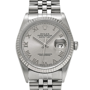 ロレックス デイトジャスト 36 16234 シルバー メンズ 時計 【中古】【wristwatch】